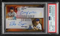 Brady Singer, Casey Mize [PSA 8 NM‑MT] #/50