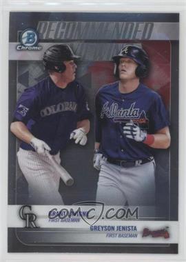 2018 Bowman Draft - Recommended Viewing #RV-LJ - Grant Lavigne, Greyson Jenista