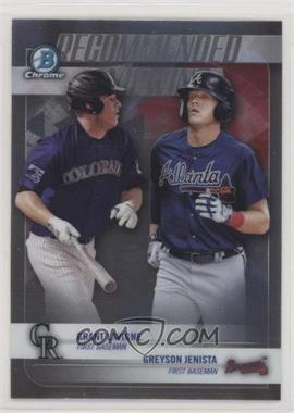 2018 Bowman Draft - Recommended Viewing #RV-LJ - Grant Lavigne, Greyson Jenista