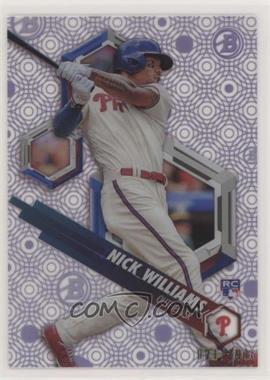 2018 Bowman High Tek - [Base] - Pattern 1 Circles Purple Rainbow Diffractor #RHT-NW - Nick Williams /191