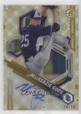 2018 Bowman High Tek - Prospects - Gold Rainbow Diffractor Autographs #PHT-MG - MacKenzie Gore /50