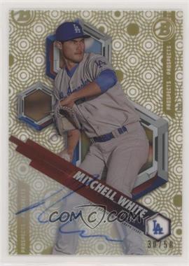 2018 Bowman High Tek - Prospects - Gold Rainbow Diffractor Autographs #PHT-MW - Mitchell White /50