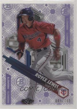 2018 Bowman High Tek - Prospects - Pattern 1 Circles Purple Rainbow Diffractor #PHT-RL - Royce Lewis /191