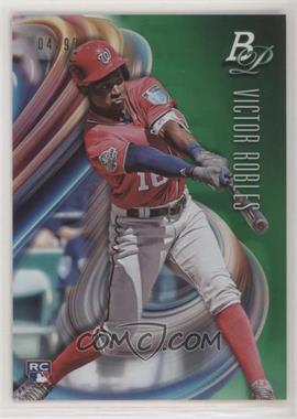 2018 Bowman Platinum - [Base] - Green #13 - Victor Robles /99