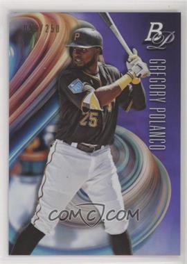 2018 Bowman Platinum - [Base] - Purple #56 - Gregory Polanco /250