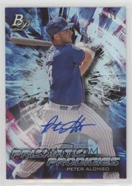 2018 Bowman Platinum - Platinum Prismatic Prodigies - Autographs #PPP-25 - Peter Alonso /50