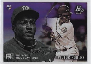 2018 Bowman Platinum - Rookie Revelations - Purple #RR-2 - Victor Robles /250