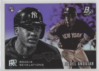 2018 Bowman Platinum - Rookie Revelations - Purple #RR-4 - Miguel Andujar /250