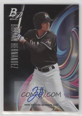 2018 Bowman Platinum - Top Prospects - Autographs #TOP-73 - Brayan Hernandez