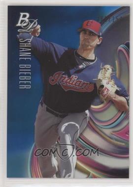 2018 Bowman Platinum - Top Prospects - Blue #TOP-80 - Shane Bieber /150