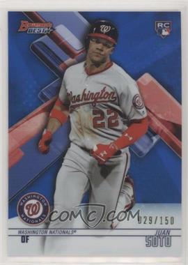 2018 Bowman's Best - [Base] - Blue Refractor #29 - Juan Soto /150