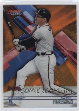 2018 Bowman's Best - [Base] - Orange Refractor #53 - Freddie Freeman /25