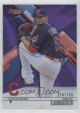 2018 Bowman's Best - [Base] - Purple Refractor #13 - Carlos Carrasco /250