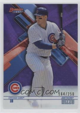 2018 Bowman's Best - [Base] - Purple Refractor #52 - Anthony Rizzo /250