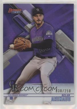 2018 Bowman's Best - [Base] - Purple Refractor #57 - Nolan Arenado /250