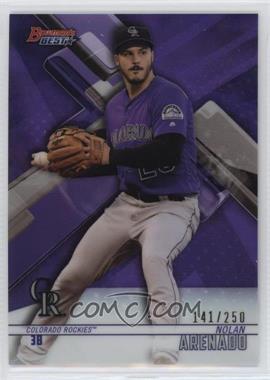 2018 Bowman's Best - [Base] - Purple Refractor #57 - Nolan Arenado /250