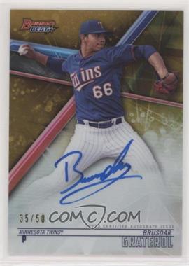 2018 Bowman's Best - Best of 2018 Autographs - Gold Refractor #B18-BG - Brusdar Graterol /50