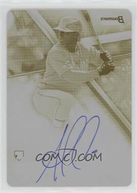 2018 Bowman's Best - Best of 2018 Autographs - Printing Plate Yellow #B18-OA - Ozzie Albies /1