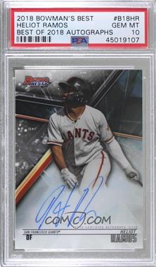 2018 Bowman's Best - Best of 2018 Autographs #B18-HR - Heliot Ramos [PSA 10 GEM MT]