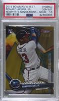 Ronald Acuna Jr. [PSA 10 GEM MT] #/50