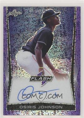 2018 Leaf Flash - [Base] - Purple #BA-OJ1 - Osiris Johnson /25