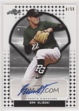 2018 Leaf Perfect Game National Showcase - Autographs - Black #BA-SH1 - Sam Hliboki /50