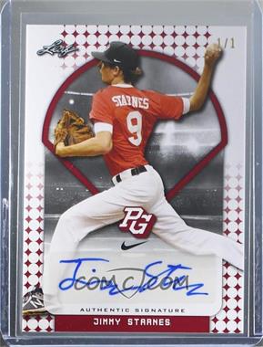 2018 Leaf Perfect Game National Showcase - Autographs - Red Proof #BA-JS3 - Jimmy Starnes /1