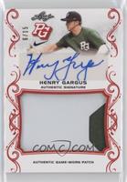 Henry Gargus #/15