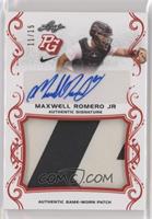 Maxwell Romero Jr #/15