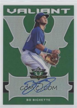 2018 Leaf Valiant - [Base] - Green #BA-BB1 - Bo Bichette /99