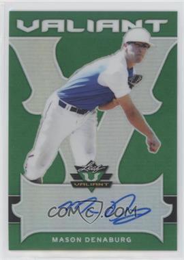 2018 Leaf Valiant - [Base] - Green #BA-MD1 - Mason Denaburg /99