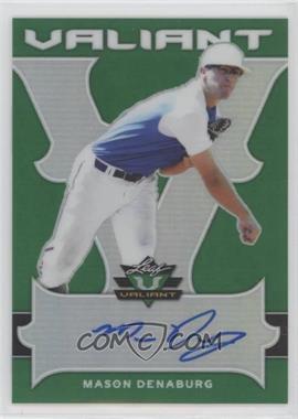 2018 Leaf Valiant - [Base] - Green #BA-MD1 - Mason Denaburg /99