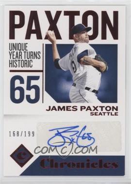 2018 Panini Chronicles - Autographs - Red #CA-JP - James Paxton /199
