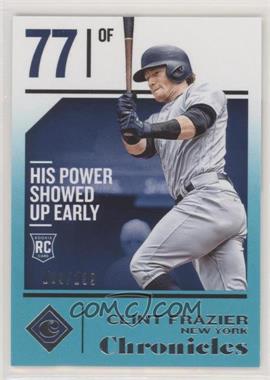 2018 Panini Chronicles - [Base] - Teal #20 - Clint Frazier /199