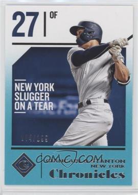 2018 Panini Chronicles - [Base] - Teal #8 - Giancarlo Stanton /199