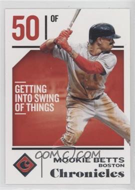 2018 Panini Chronicles - [Base] #10 - Mookie Betts