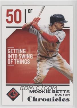 2018 Panini Chronicles - [Base] #10 - Mookie Betts