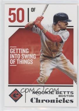 2018 Panini Chronicles - [Base] #10 - Mookie Betts