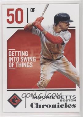 2018 Panini Chronicles - [Base] #10 - Mookie Betts