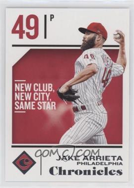 2018 Panini Chronicles - [Base] #29 - Jake Arrieta