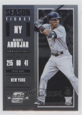 2018 Panini Chronicles - Contenders Optic #5 - Miguel Andujar