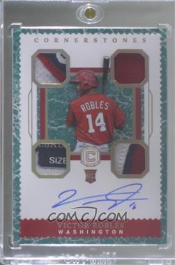 2018 Panini Chronicles - Cornerstones - Marble #17 - Rookie Autograph Materials - Victor Robles /10
