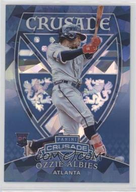 2018 Panini Chronicles - Crusade - Blue Ice Prizm #25 - Ozzie Albies /149