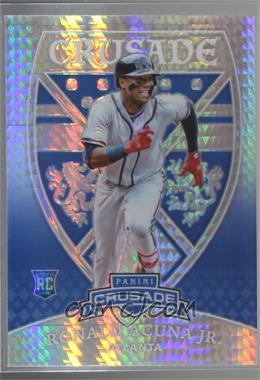 2018 Panini Chronicles - Crusade - Hyper Prizm #18 - Ronald Acuna Jr. /299