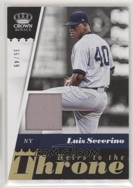 2018 Panini Chronicles - Heirs to the Throne - Holo Gold #HT-LS - Luis Severino /49