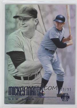 2018 Panini Chronicles - Illusions - Trophy Collection Blue #7 - Mickey Mantle /99