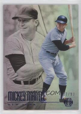 2018 Panini Chronicles - Illusions - Trophy Collection Blue #7 - Mickey Mantle /99