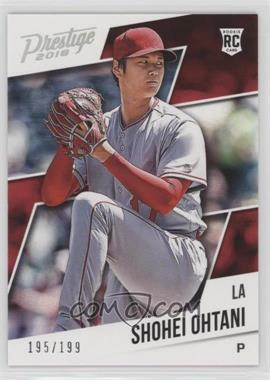 2018 Panini Chronicles - Prestige - Holo Silver #28 - Shohei Ohtani /199