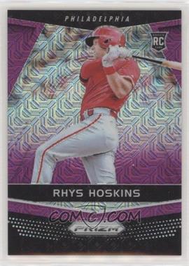 2018 Panini Chronicles - Prizm - Purple Mojo #12 - Rhys Hoskins /99