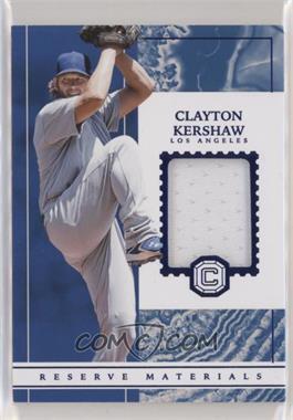 2018 Panini Chronicles - Reserve Materials - Quartz #RM-CK - Clayton Kershaw /25